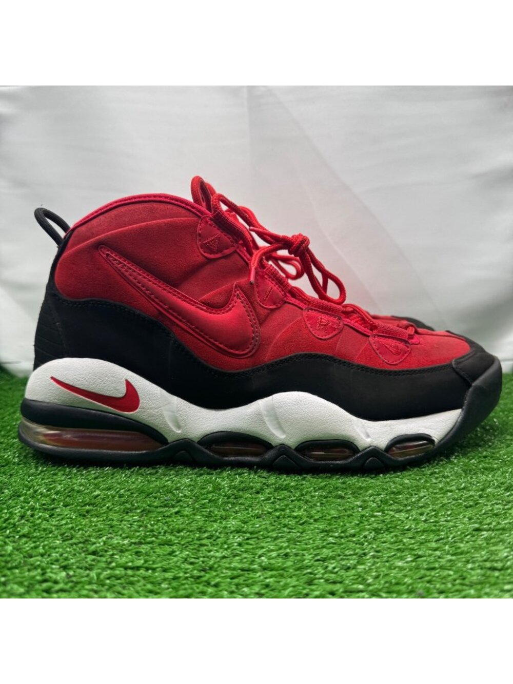 Nike Air Max Uptempo University Red Men's Size 12 311090-600 No Box